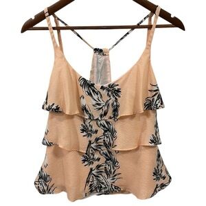 Zara Trafaluc Pink Ruffle Cami Size Medium